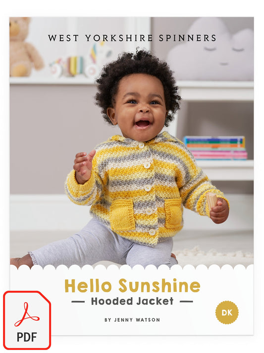 Hello Sunshine - Hooded Jacket Pattern by Jenny Watson