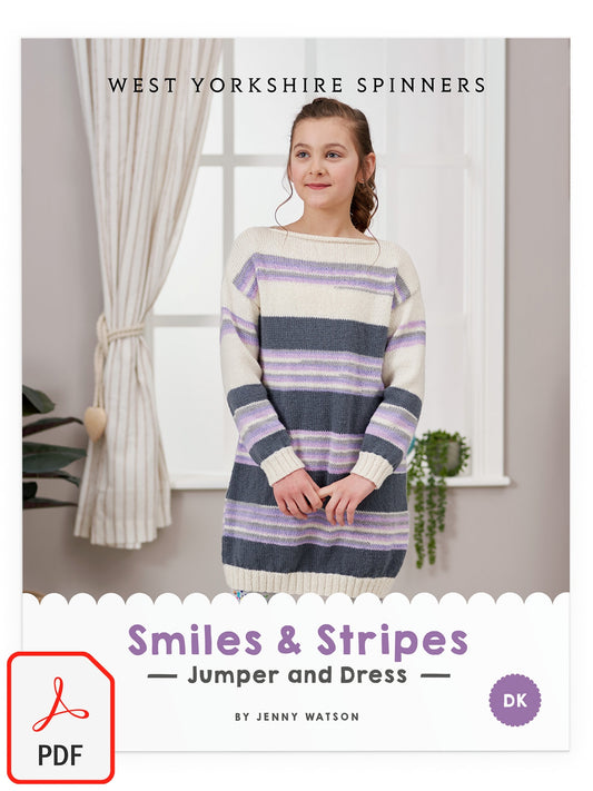 Smiles and Stripes -  Jumper and Dress Pattern by Jenny Watson