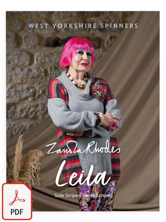 Leila - Side Striped Panel Jumper Pattern by Zandra Rhodes