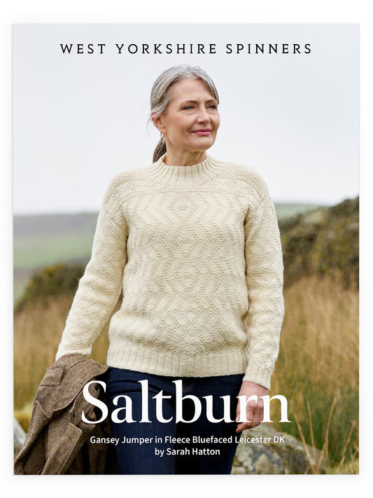 Saltburn - Gansey Jumper Pattern by Sarah Hatton