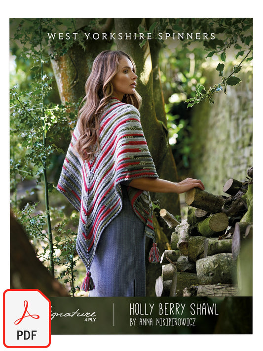 Holly Berry - Shawl Pattern by Anna Nikipirowicz