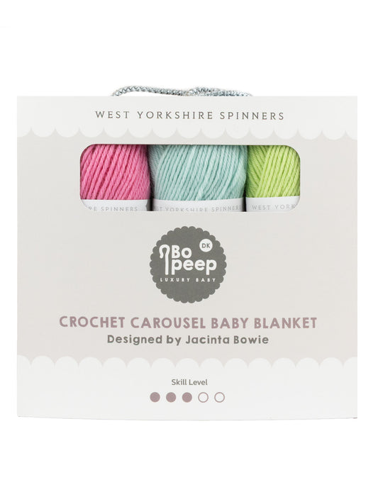 Carousel - Crochet Baby Blanket Kit by Jacinta Bowie