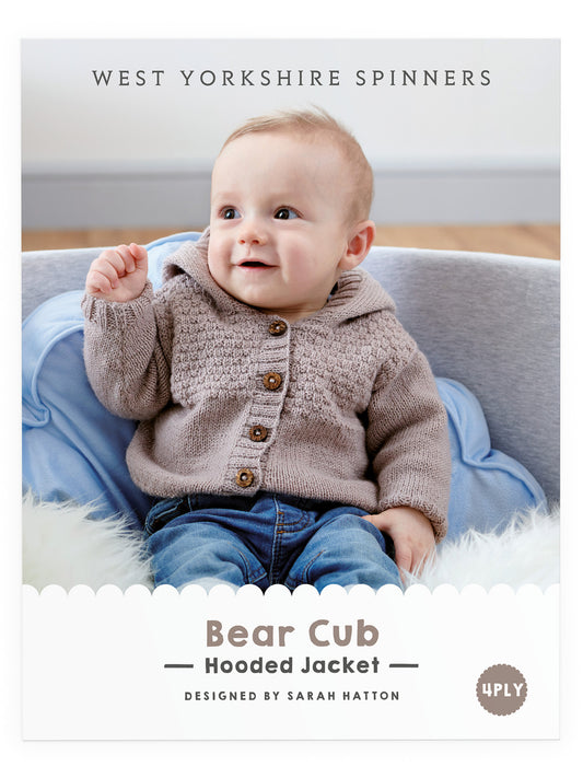 Bear Cub - Hooded Jacket Pattern by Sarah Hatton