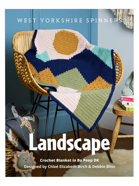 Landscape Crochet Blanket Pattern by Debbie Bliss & Chloé Elizabeth Birch