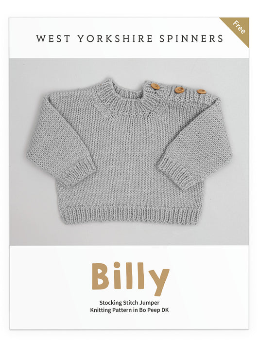Billy - Stocking Stitch Jumper Pattern
