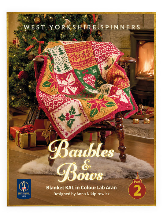 Festive Foliage - Baubles & Bows KAL Part 2 Pattern by Anna Nikipirowicz