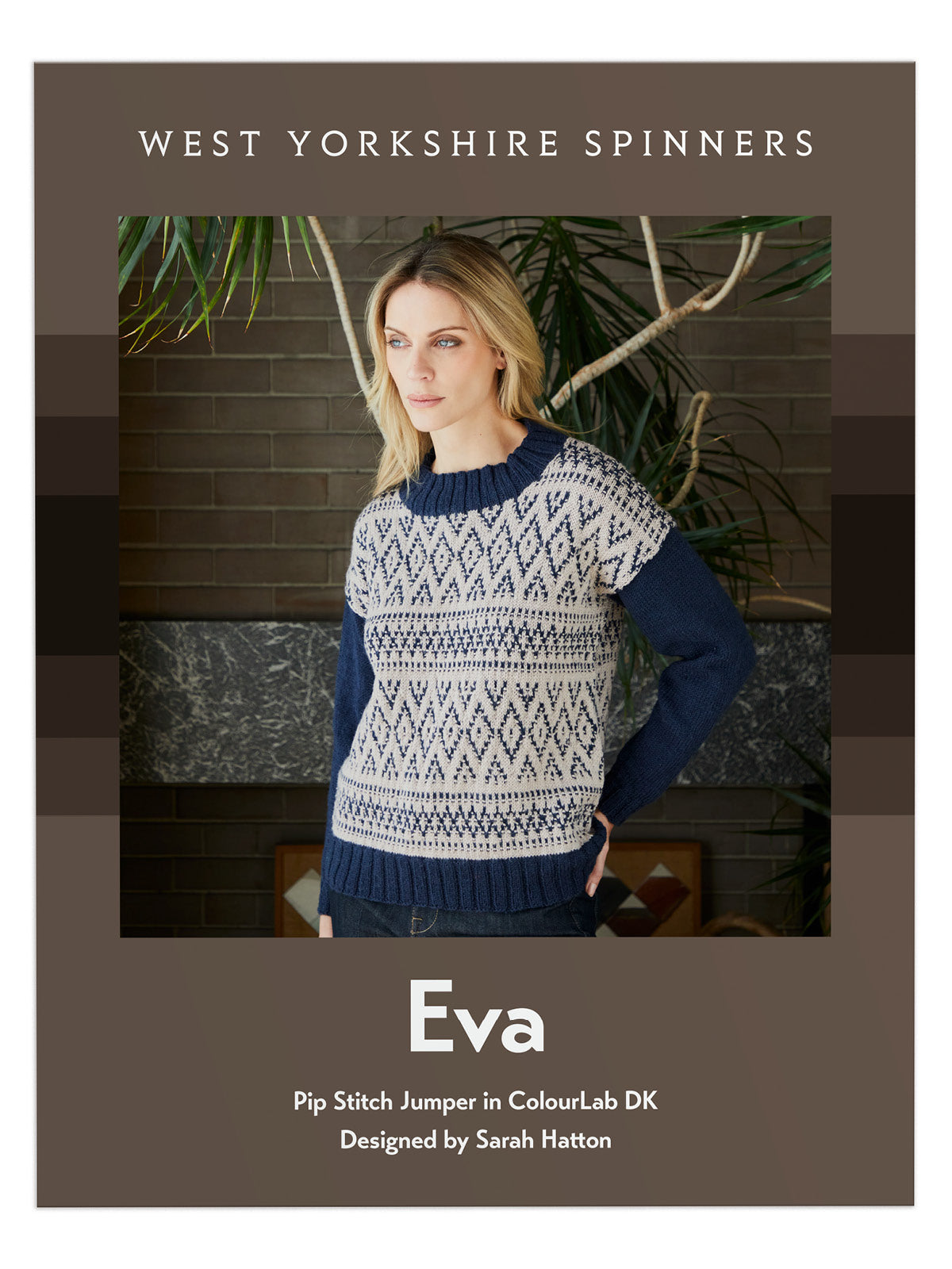 Eva - Pip Stitch Jumper Pattern by Sarah Hatton – West Yorkshire Spinners