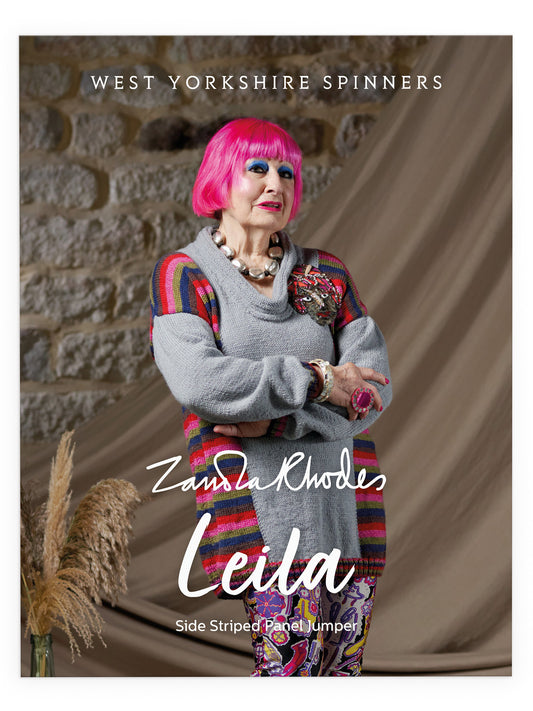 Leila - Side Striped Panel Jumper Pattern by Zandra Rhodes