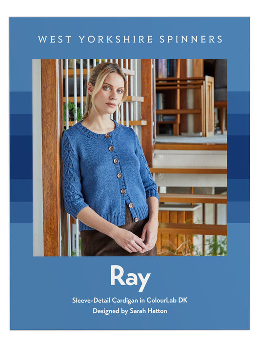 Ray - Sleeve-Detail Cardigan Pattern by Sarah Hatton