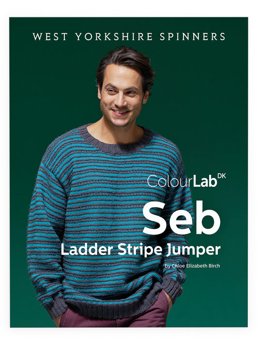 Seb - Ladder Stripe Jumpers Pattern by Chloé Elizabeth Birch