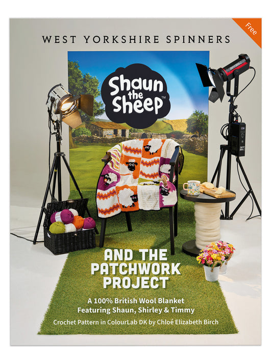 Shaun The Sheep Crochet Blanket Pattern by Chloé Elizabeth Birch