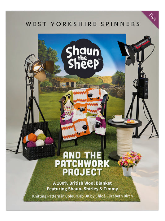 Shaun The Sheep Knitted Blanket Pattern by Chloé Elizabeth Birch