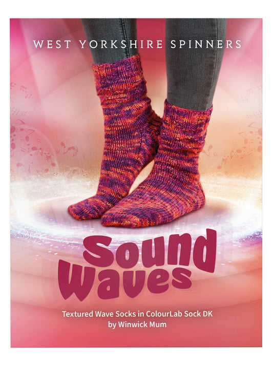 Sound Waves - Socks Pattern by Winwick Mum