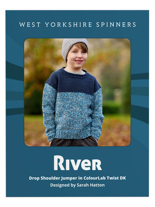 River - Drop Shoulder Jumper Pattern by Sarah Hatton