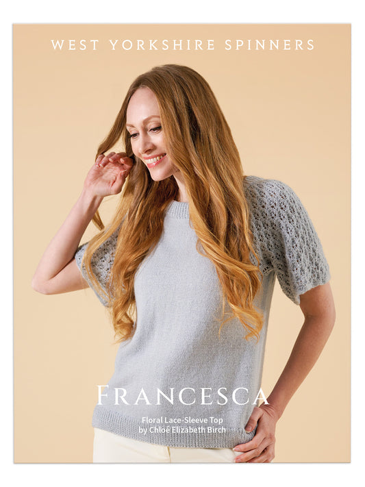 Francesca - Floral Lace Sleeved Top Pattern by Chloé Elizabeth Birch