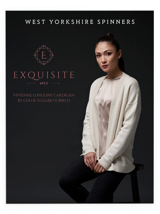 Vivienne - Longline Cardigan Pattern by Chloé Elizabeth Birch
