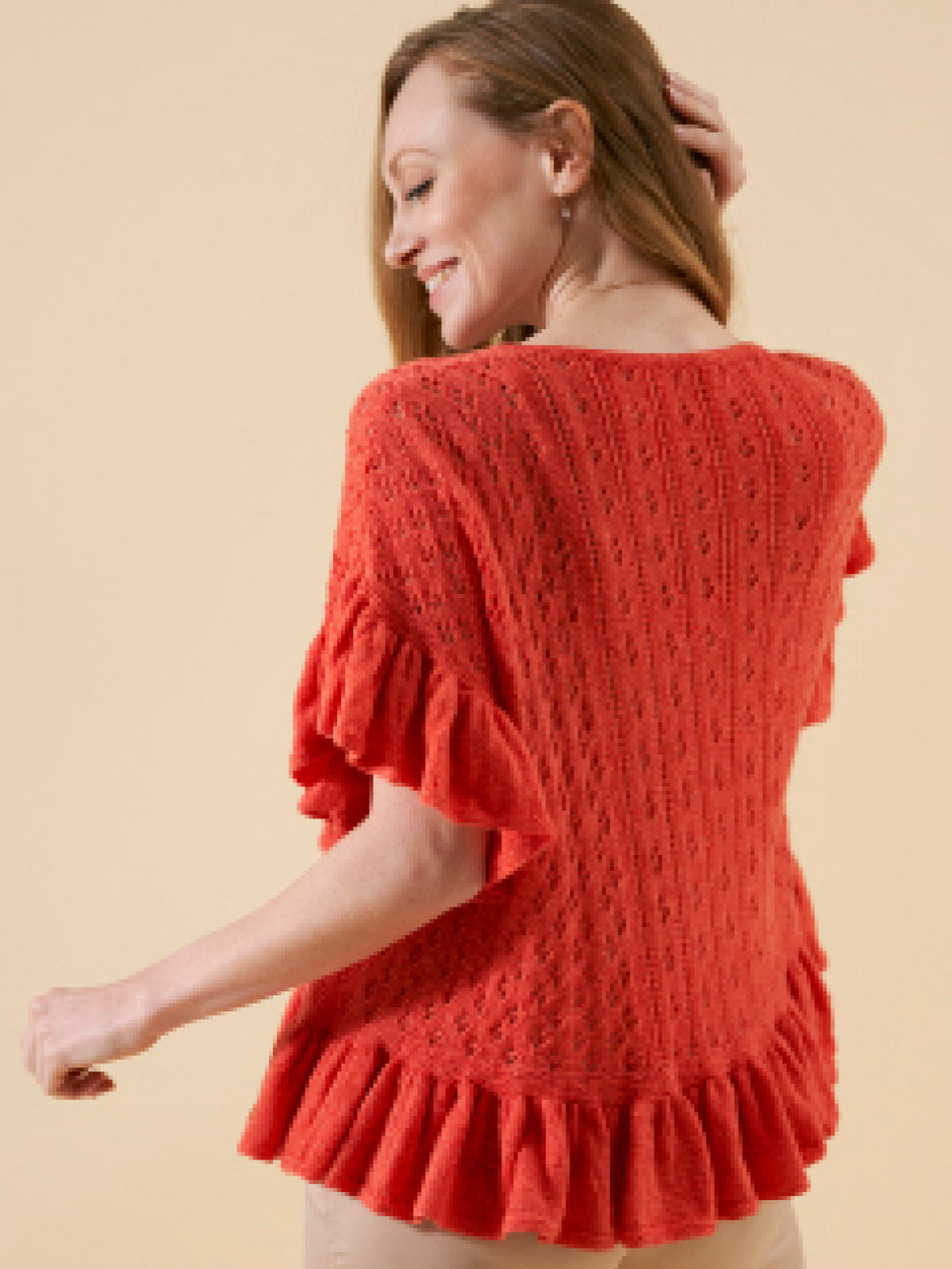 Juliana - Tulip Lace Ruffle Cardigan & Top Pattern by Chloé