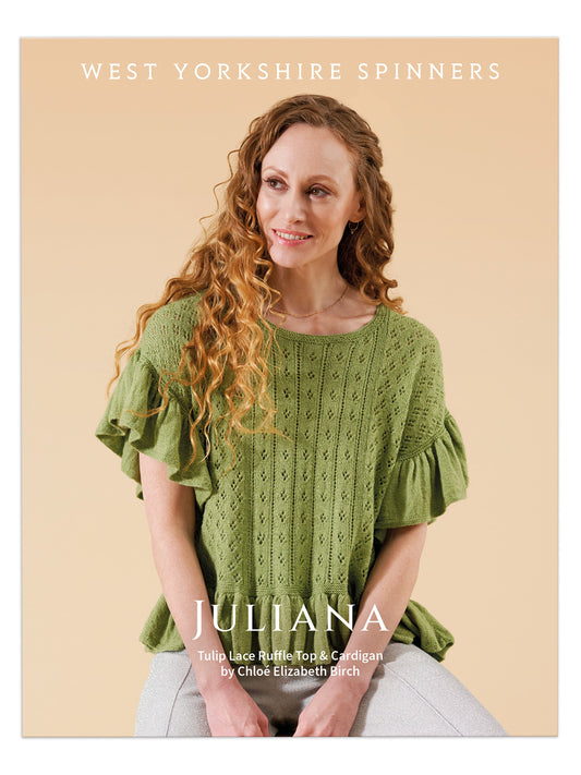 Juliana - Tulip Lace Ruffle Cardigan & Top Pattern by Chloé Elizabeth Birch