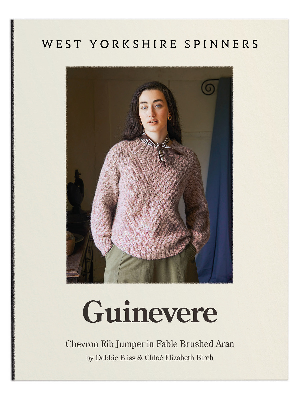Guinevere - Chevron Rib Jumper Pattern by Debbie Bliss & Chloé Elizabe ...