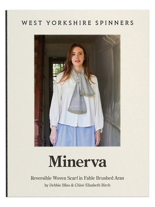 Minerva - Reversible Woven Scarf Pattern by Debbie Bliss & Chloé Elizabeth Birch