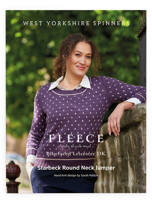 Starbeck - Ladies Round Neck Jumper Pattern by Sarah Hatton