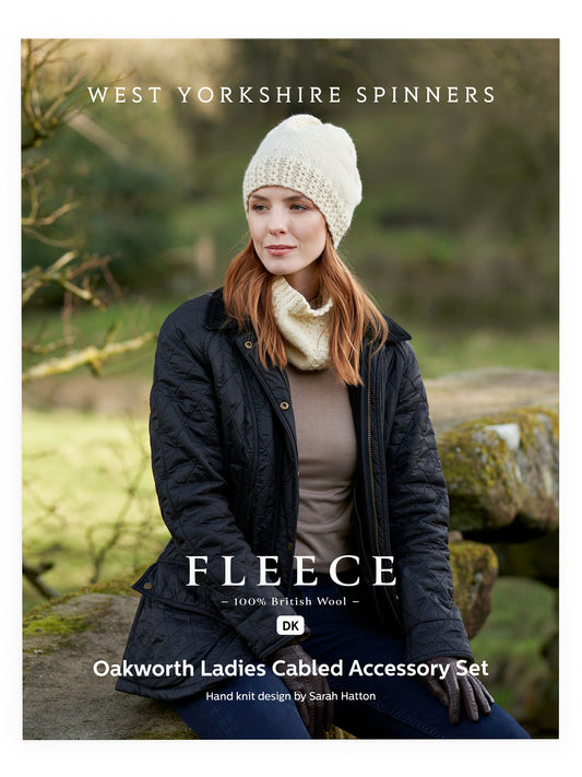 Oakworth - Ladies Cable Accessory Set Pattern by Sarah Hatton