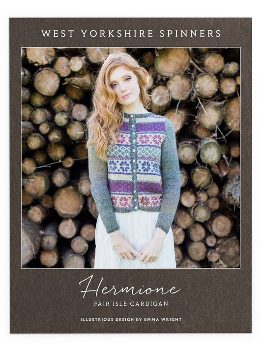 Hermione - Fair Isle Cardigan Pattern by Emma Wright