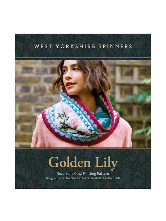Golden Lily - Cowl Pattern by Debbie Bliss & Chloé Elizabeth Birch