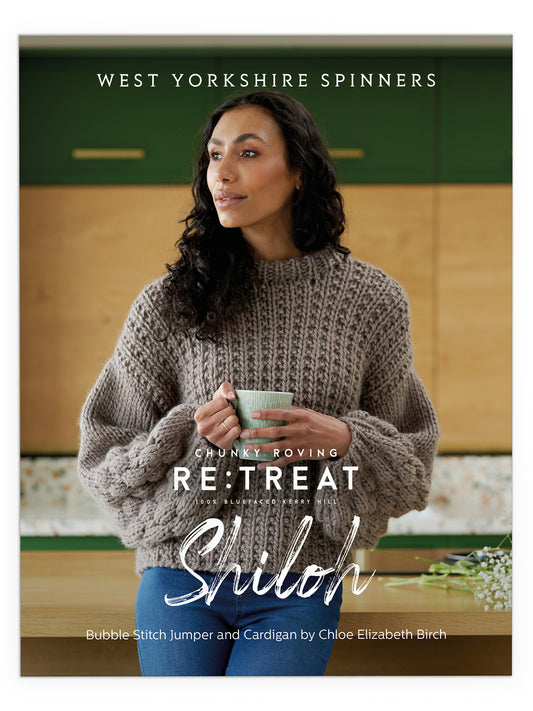 Shiloh - Bubble Stitch Cardigan and Jumper Pattern by Chloé Elizabeth Birch