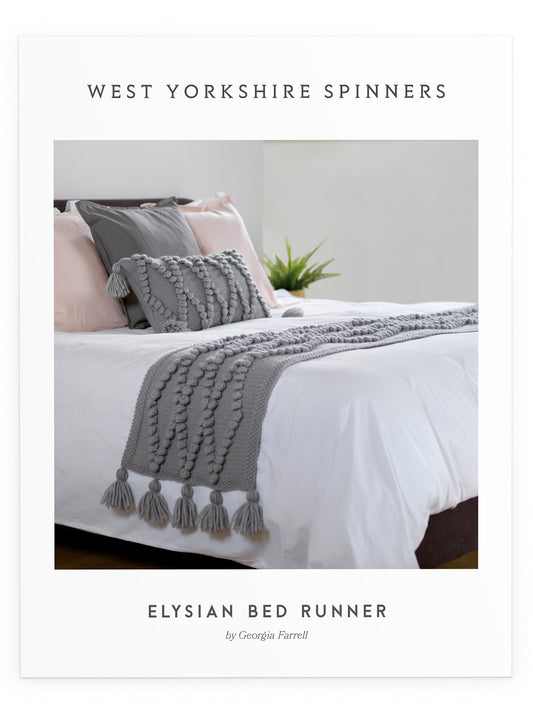 Elysian - Lattice Bobble Runner & Cushion Pattern by Georgia Farrell