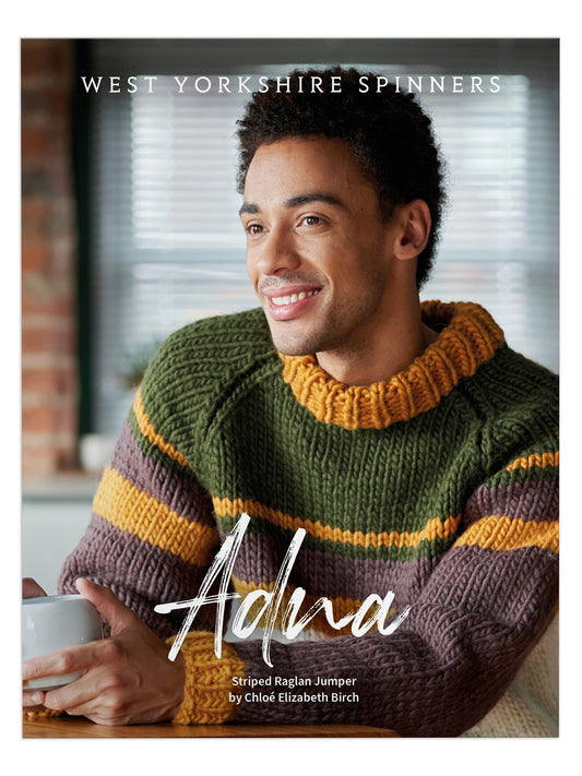 Adna - Unisex Striped Raglan Jumper Pattern by Chloé Elizabeth Birch