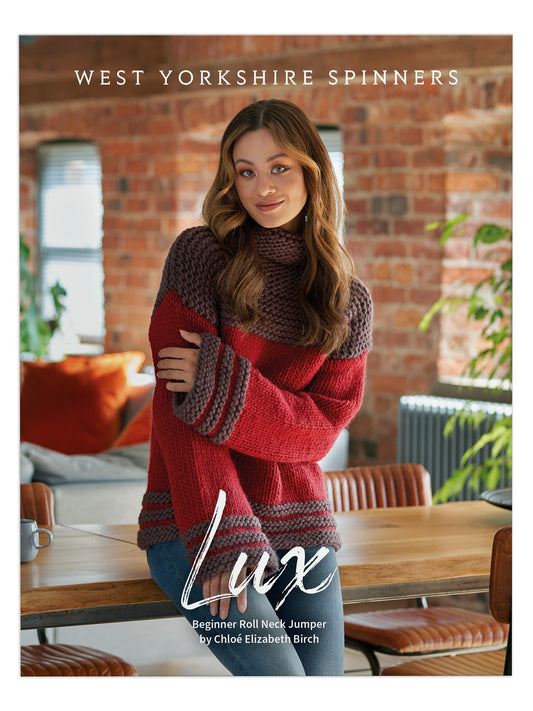 Lux - Beginner Unisex Roll Neck Jumper Pattern by Chloé Elizabeth Birch