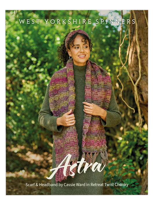 Astra - Crochet Scarf & Headband Pattern by Cassie Ward