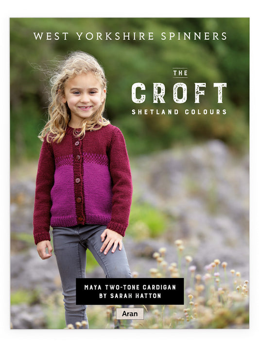 Maya - Two Tone Cardigan Pattern by Sarah Hatton