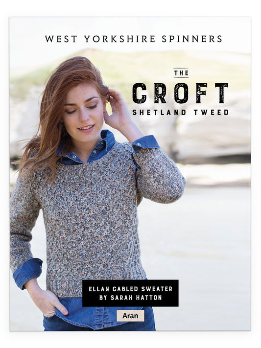Ellan - Cabled Jumper Pattern by Sarah Hatton