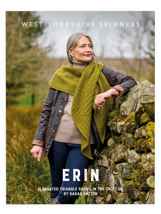 Erin - Elongated Triangle Shawl Pattern