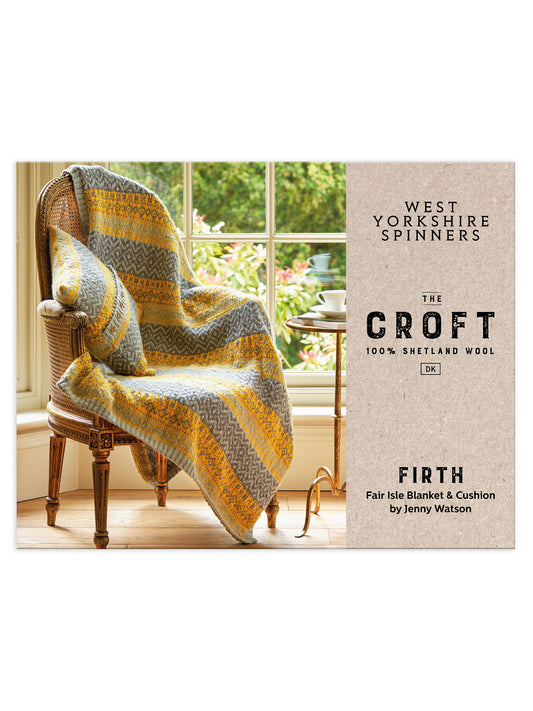 Firth - Fairisle Blanket & Cushion Pattern by Jenny Watson