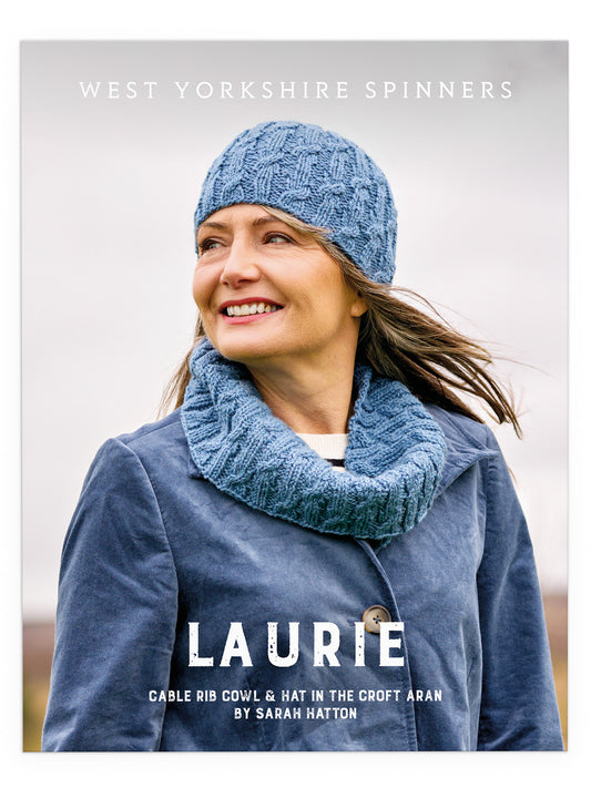 Laurie - Cable Rib Cowl & Hat Pattern