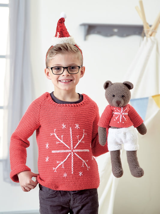 Let It Snow - Snowflake Jumper Pattern by Emma Varnam