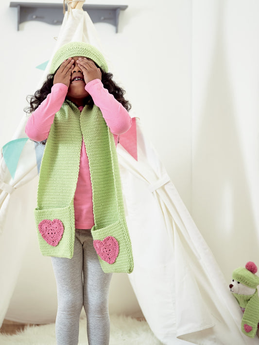 Secret Garden - Scarf & Beret Pattern by Jenny Watson