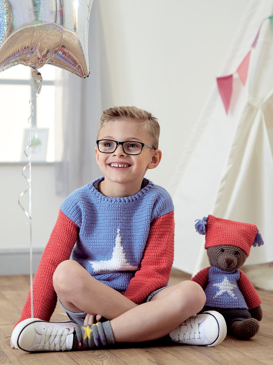 Wish Upon A Star - Jumper & Hat Pattern by Emma Varnam