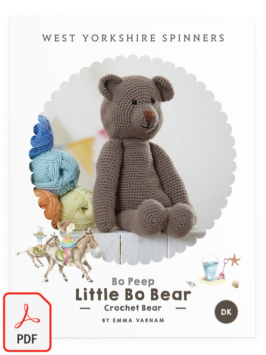 Little Bo Bear - Crochet Bear Pattern by Emma Varnam