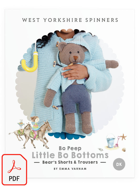Little Bo Bear - Shorts & Trousers Pattern by Emma Varnam
