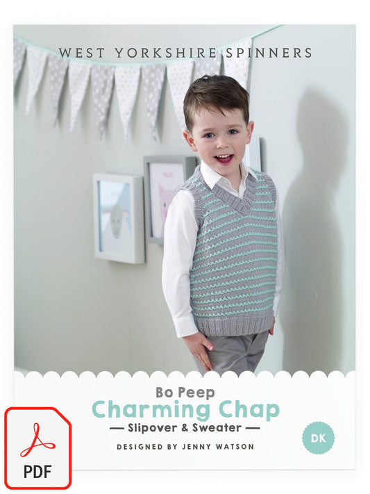 Charming Chap - Slipover & Sweater Pattern by Jenny Watson