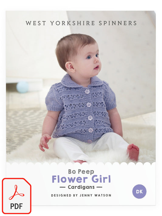 Flower Girl - Cardigans Pattern by Jenny Watson