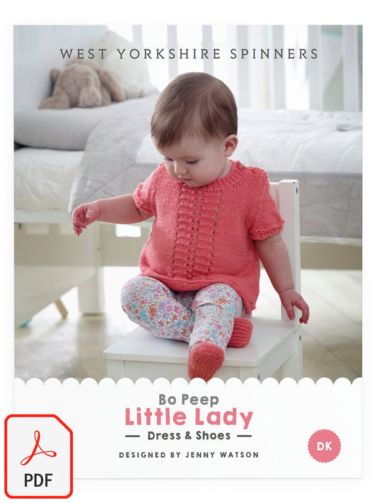 Little Lady - Dress & Shoes Pattern by Jenny Watson