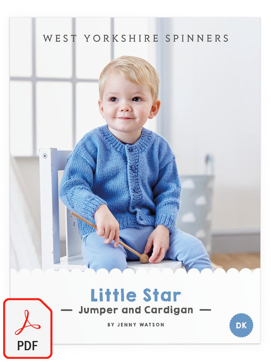 Little Star - Jumper & Cardigan Pattern by Jenny Watson