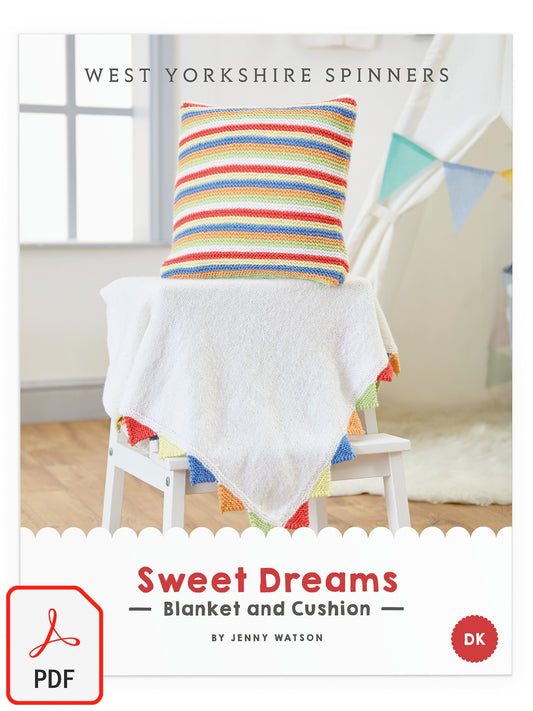 Sweet Dreams - Blanket & Cushion Pattern by Jenny Watson