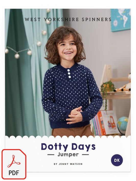 Dotty Days - Jumper Pattern by Jenny Watson