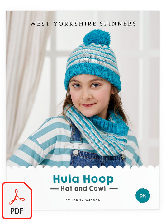 Hula Hoop - Hat & Cowl Pattern by Jenny Watson